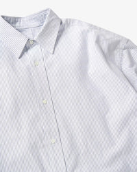 Sillage wide shirt navy stripe 