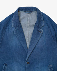 Sillage veste two button denim damaged 