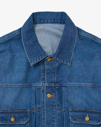 Sillage trucker jacket denim damaged 