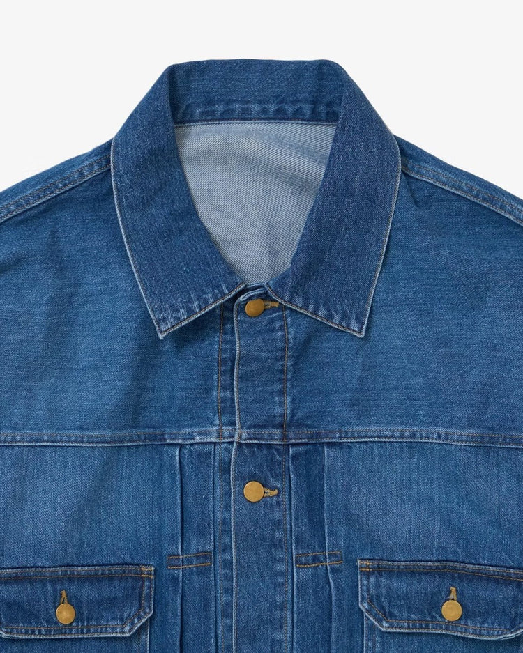 Sillage trucker jacket denim damaged 