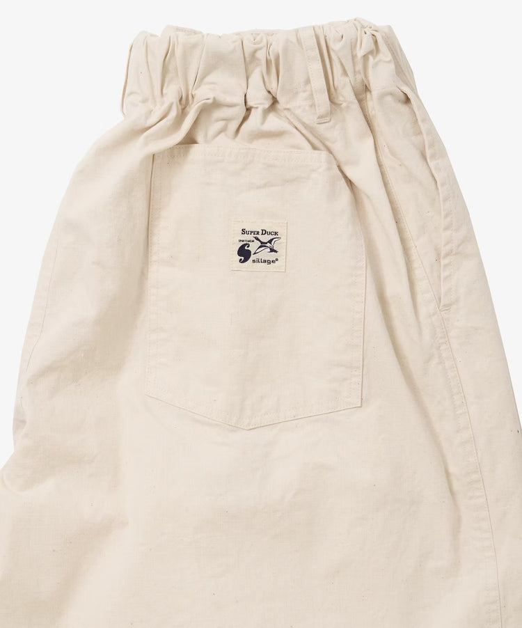 Sillage  circular pants super duck ivory