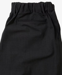 Sillage / hakama pants black denim one wash 
