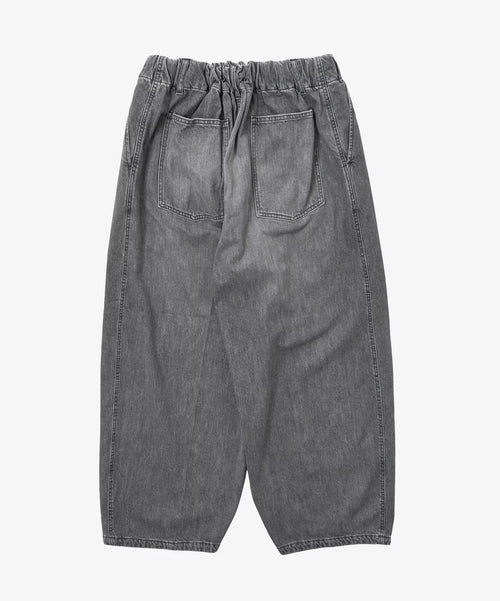 Sillage  circular pants black denim bleached