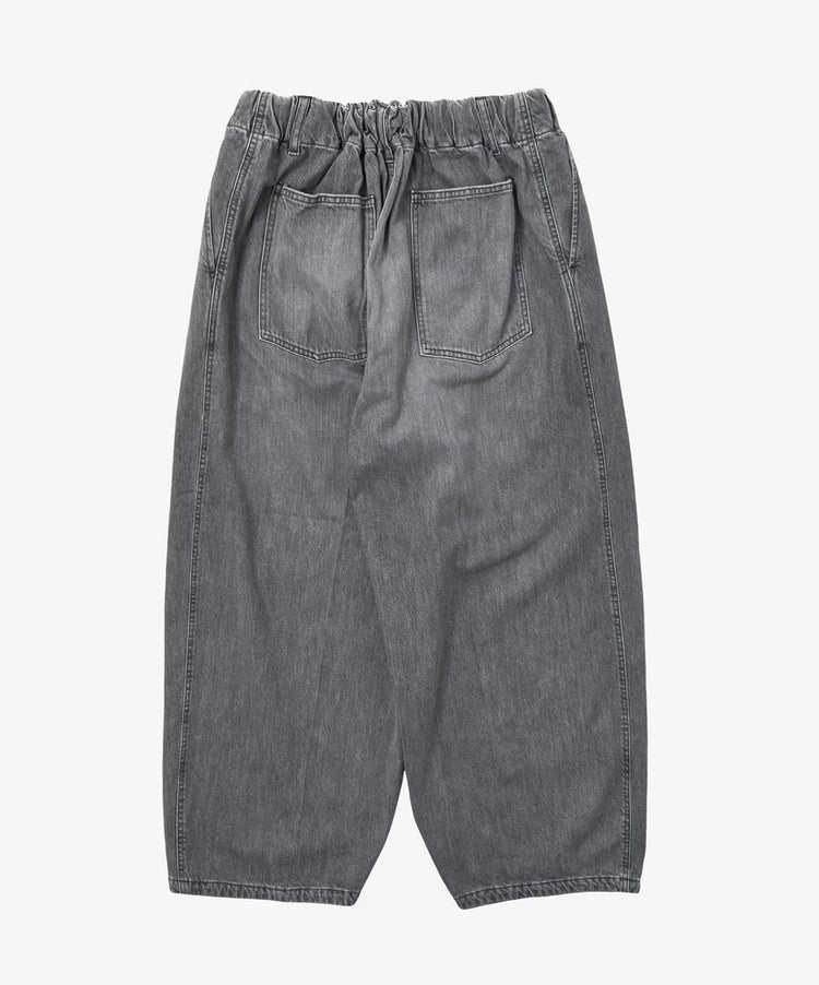 Sillage  circular pants black denim bleached