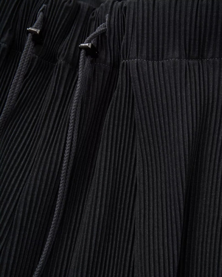 Sillage circular pants pleats anthracite 