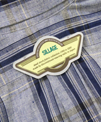 Sillage  wide shirts deadstock watahiko tex grey check