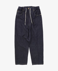 Sillage / circular pants black denim one wash 
