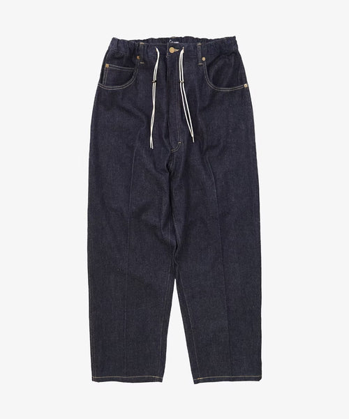 Sillage / circular pants black denim one wash 