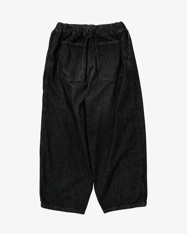 Sillage circular pants black denim damaged 