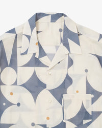 Sillage re-engineered overshirt long sleeve aaron glasson blue 