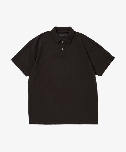 Sillage  twisted pique polo black