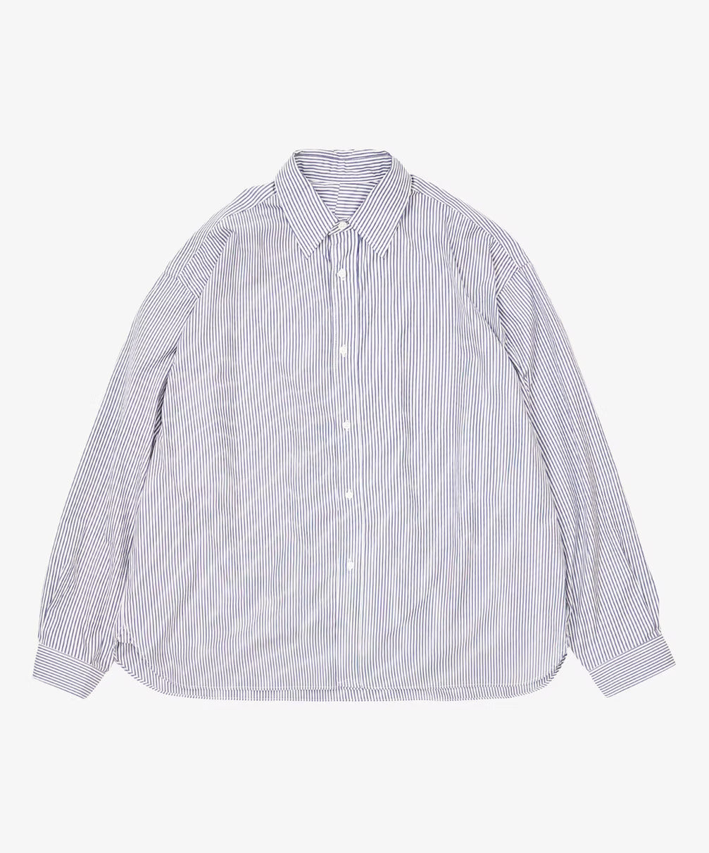 Sillage re-engineered overshirt black stripe – CASDAY / キャスデイ