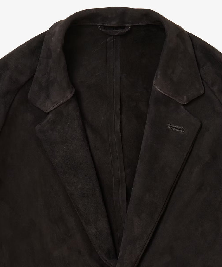 Sillage  veste two button sheepskin black