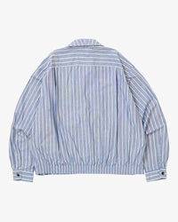 Sillage  rib blouson deadstock blue stripe