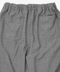 Sillage  circular short pants glen check