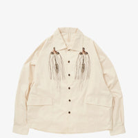 Sillage / big pocket overshirt with shikafuco 