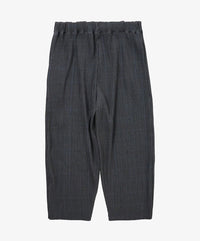 Sillage circular pleats pants deadstock watahiko tex glen check