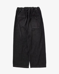 Sillage hakama pants black denim damaged 