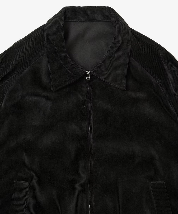 Sillage  zip up blouson corduroy black