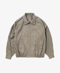 Sillage  zip up blouson gabardine iridescent green