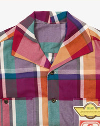 Sillage  rib blouson deadstock multi check