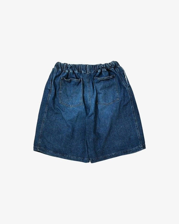 Sillage circular short pants denim damaged 