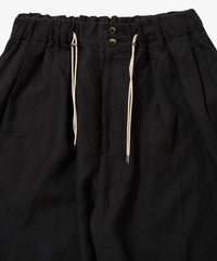 Sillage circular short pants black denim damaged 