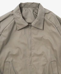 Sillage  zip up blouson gabardine iridescent green