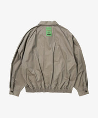 Sillage  zip up blouson gabardine iridescent green