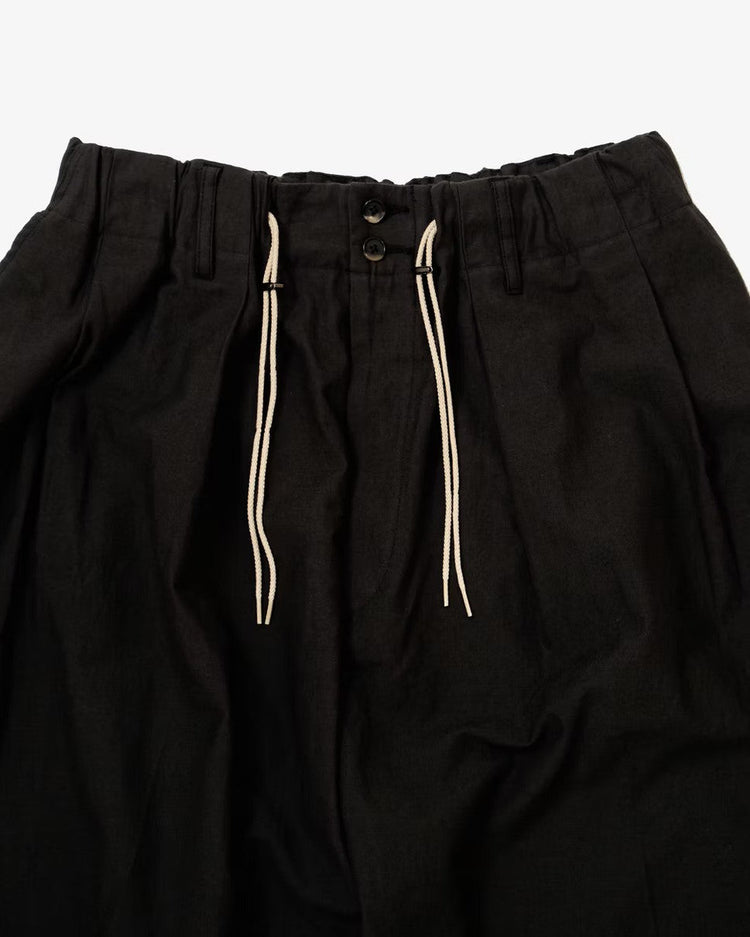 Sillage circular pants back satin anthracite 