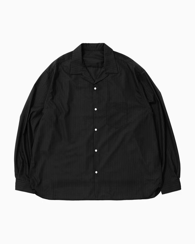Sillage re-engineered overshirt black stripe 
