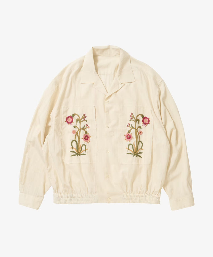 Sillage   ribbed shirts flower khadi