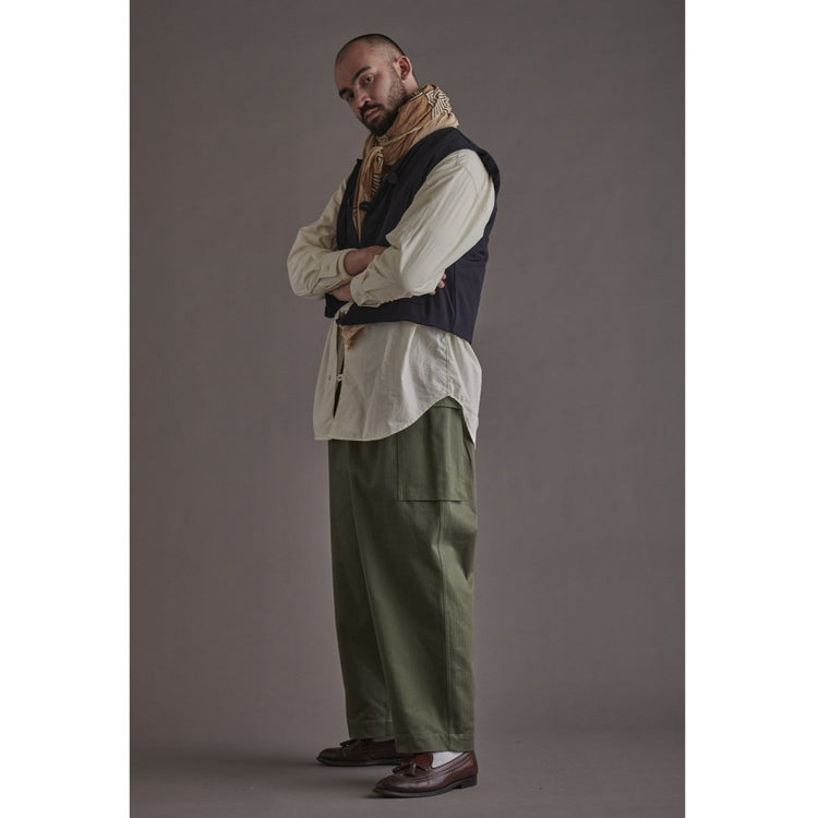 HAVERSACK / 共地ベルト付きM43型 ワイドカーゴパンツ