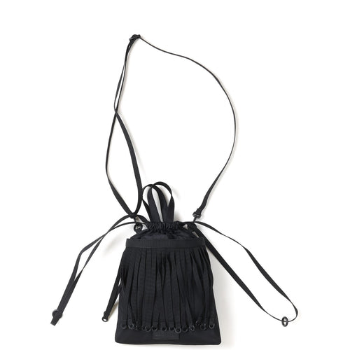 BAICYCLON by bagjack / TAPE FRINGE DRAW STRING BAG - BCL-65