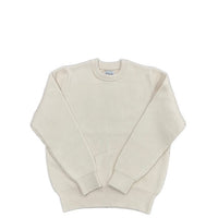 Yonetomi  / MERCERIZED COTTON RIB KNIT P/O ECRU