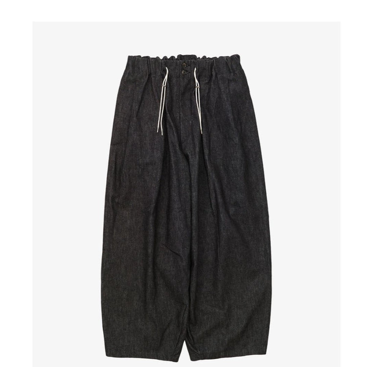 Sillage  circular pants black denim one wash