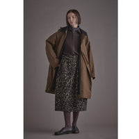 HAVERSACK / Oilcloth Raglan Coat BROWN