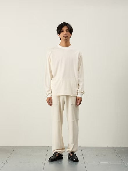 mocT　PAINAPPLE JERSEY BOADER REGULAR L/S RINGER TEE NATURALxBLACK
