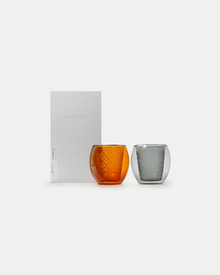 goyemon   KIRIKO × DOUBLE WALL GLASS “ Fuwan ” / KOHAKU・KOKUYOU 店舗限定販売