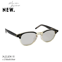 NEW. / ALLEN II Sunglasses C-2 BLACK/CLEAR