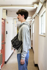 BAICYCLON by bagjack /  MULTI POCKETS SHOUDER BAG SMALL (BLACK2) BCL-85