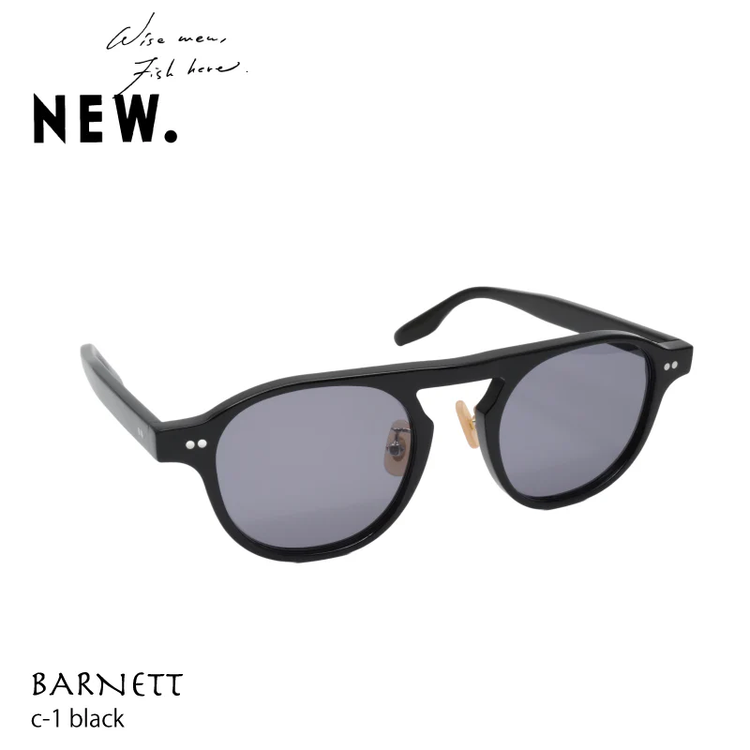 NEW.  BARNETT C-1 BLACK サングラス