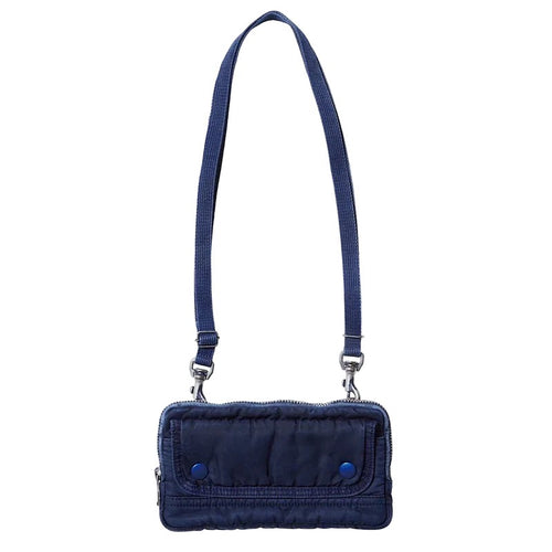 PORTER CLASSIC  SUPER NYLON WALLET POUCH BLUE