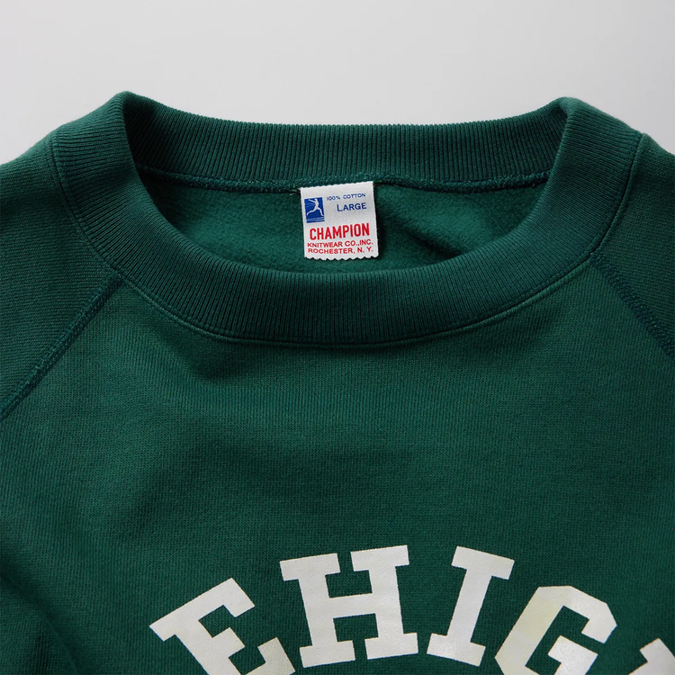 Champion CRSS クルーネックスウェットシャツ TRUE TO ARCHIVES C3-B005 DARK GREEN