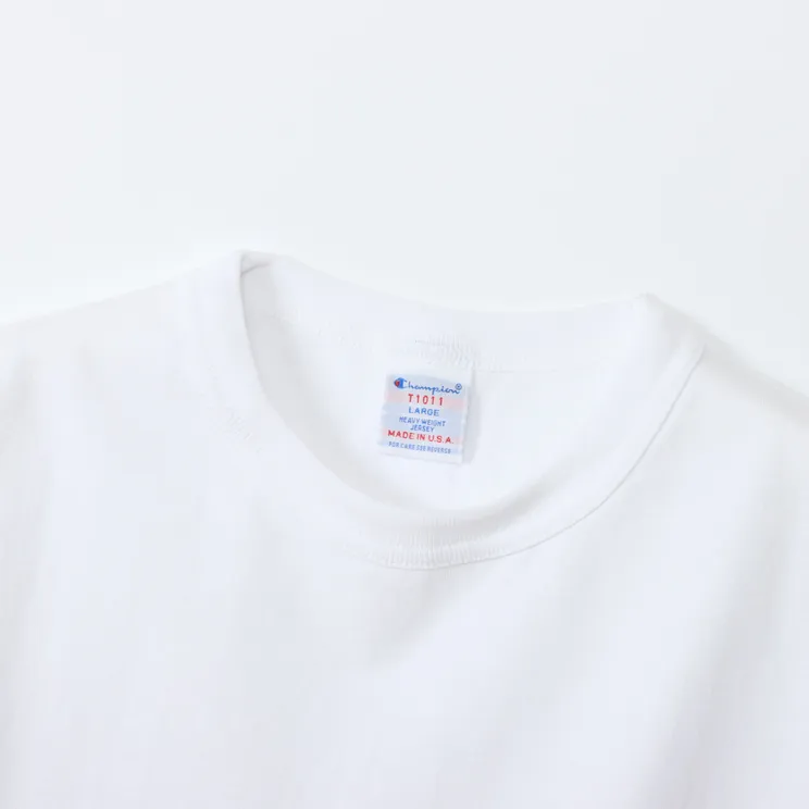 Champion / T1011  ティーテンイレブン ショートスリーブTシャツ WHITE