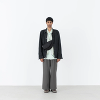 FADEN/ Destoryed U half moon bag「004_Janis」