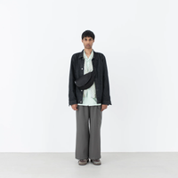 FADEN/ Destoryed U half moon bag「004_Janis」