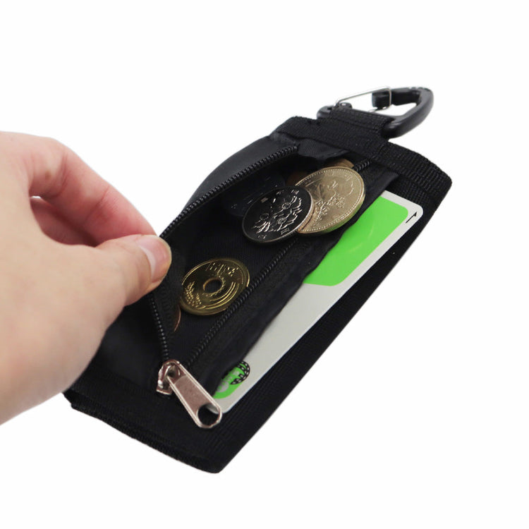 PACKING/ COMPACT WALLET MAT BLACK