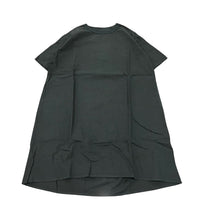 maillot / linen rich back tuck half sleeve shirt-OP BLACK 