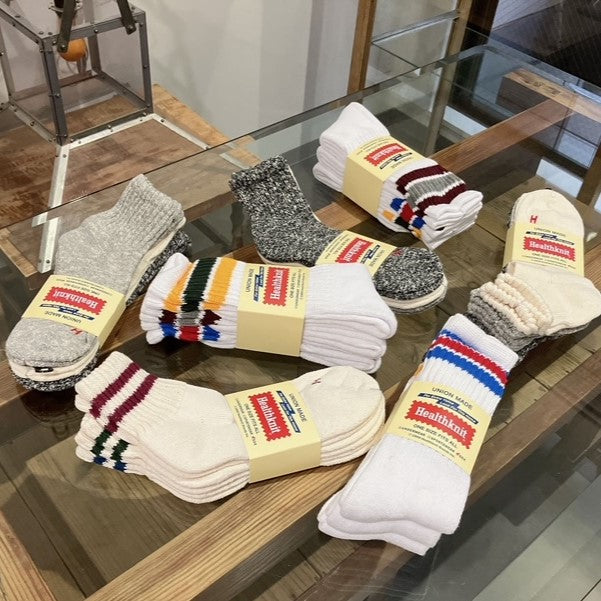 Healthknit  / SINKER CLASSIC LINE CREW 3P SOX